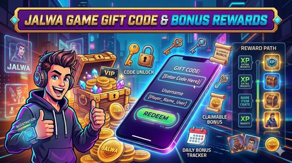 Jalwa gift code and bonus rewards