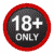 18+ logo
